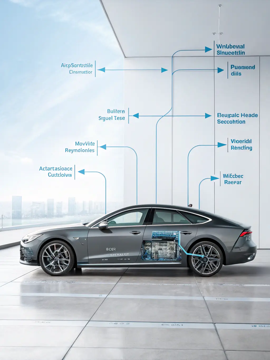A visual representation of the Hydrogien system seamlessly integrated into a vehicle, highlighting its compact size and ease of installation.